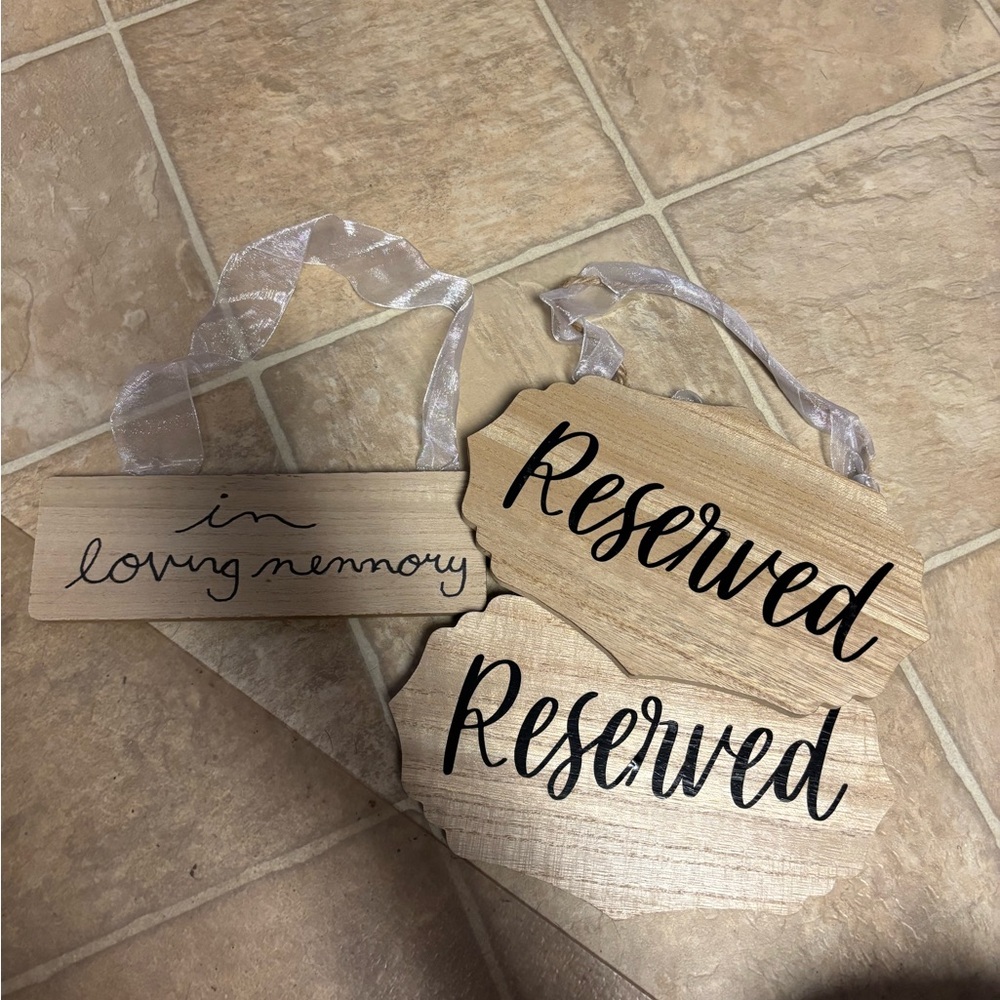 Wedding Items: reserved,find your seat, Bar, Polaroid guest book